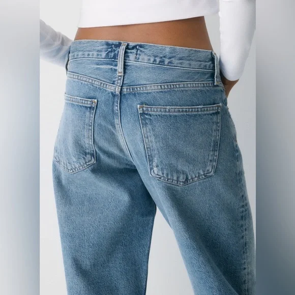AGOLDE Low Rise Loose Jean NWT in Vault - Picture 4 of 6